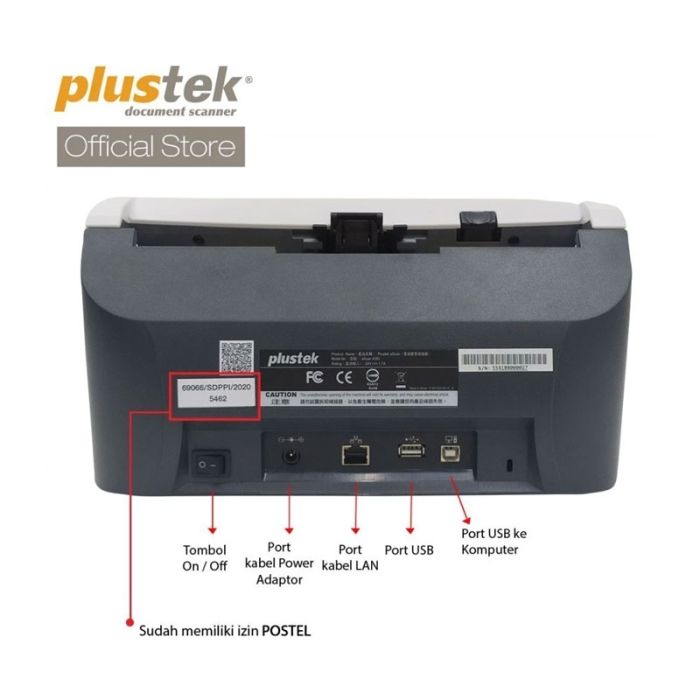 Plustek Scanner eScan A350 (ADF: A4/F4) : 25 ppm, WiFi - Image 2
