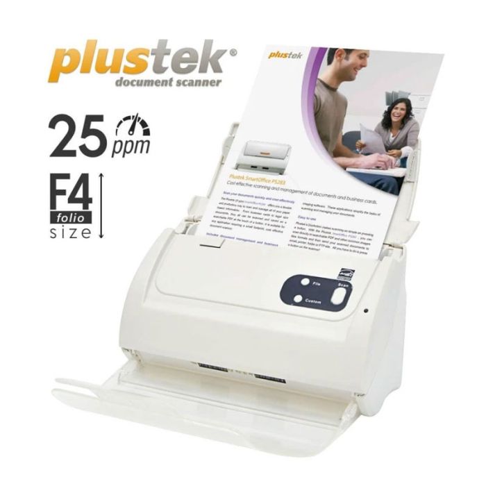 Scanner Plustek SmartOffice PS283 – 25 Lembar/menit<br><br>1.000.000/bulan